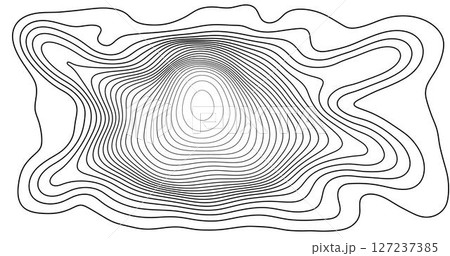 Map of the topography line. Vector abstract topographic map concepts with perspective for your copy. mountain tourism 127237385