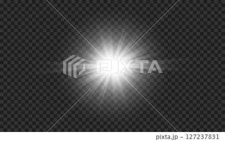 Vector transparent sunlight special lens flash light effect.front sun lens flash. Vector blur in the light of radiance. Element of decor. Vector transparent sunlight special lens flash light effect.front sun lens flash. Vector blur in the light of radiance. Element of decor. 127237831