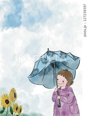 梅雨時の少女 梅雨時の少女 127238397