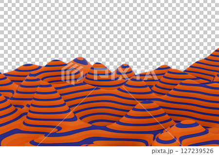 3D 抽象的な 波 背景 幾何学 3D 抽象的な 波 背景 幾何学 127239526