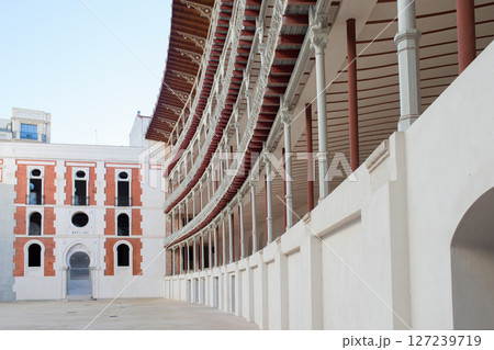 Beti Jai, traditional fronton or courtyard for basque sports, nowdays dedicated to cultural activities. Madrid, Spain Beti Jai, traditional fronton or courtyard for basque sports, nowdays dedicated to cultural activities. Madrid, Spain 127239719