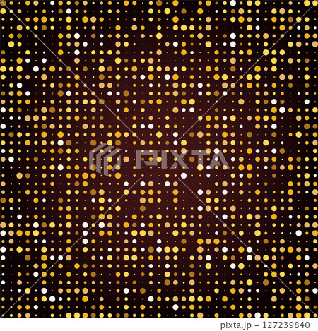 Abstract shiny gold dotted texture. Stylish halftone Abstract shiny gold dotted texture. Stylish halftone 127239840