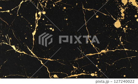 金と黒の優雅な背景イラスト素材 金と黒の優雅な背景イラスト素材 127240022