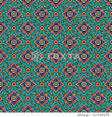 seamless pattern, vintage background. vector illustration. seamless vector 127240170