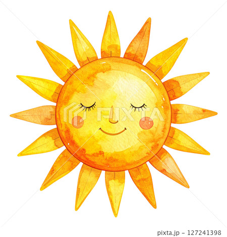 太陽のイラスト素材 127241398