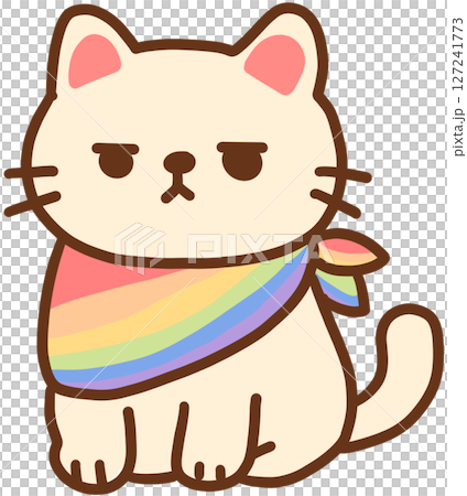 Pride Month Cute Cat 127241773