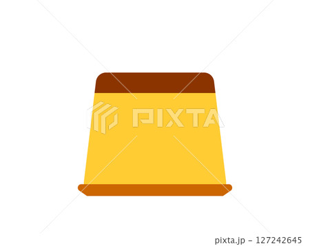 プリンのアイコンのイラスト 127242645