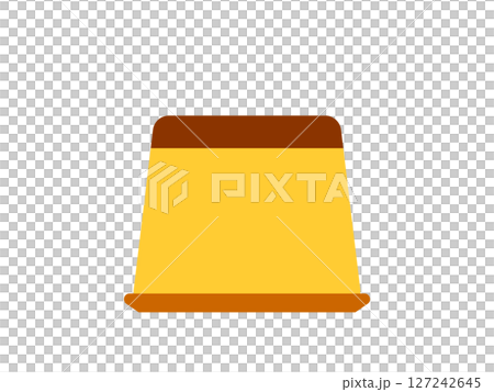 プリンのアイコンのイラスト 127242645