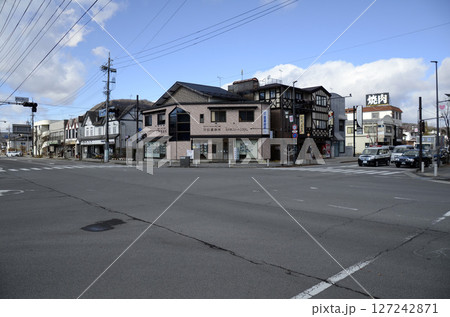 軽井沢駅前の街並み 軽井沢駅前の街並み 127242871