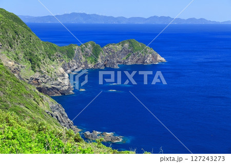 【愛媛県】快晴の高茂岬（鼻面岬） 127243273