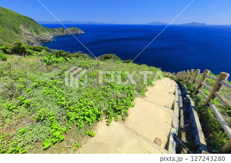 【愛媛県】快晴の高茂岬(鼻面岬) 【愛媛県】快晴の高茂岬(鼻面岬) 127243280