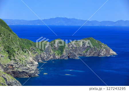 【愛媛県】快晴の高茂岬(鼻面岬) 【愛媛県】快晴の高茂岬(鼻面岬) 127243295