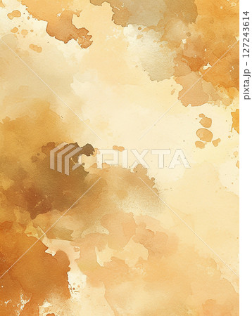 Abstract watercolor art showcasing warm tones in a blended composition with subtle texture 127243614