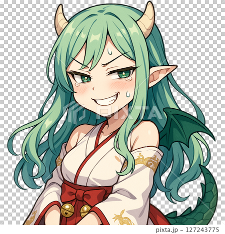 可愛的龍女孩 127243775