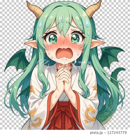 可愛的龍女孩 127243779