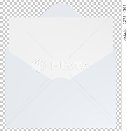 3Dイラスト_レターセット_白 127244565