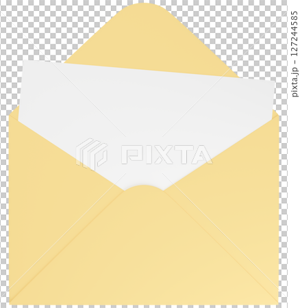 3D illustration_Letter set_Yellow 3D illustration_Letter set_Yellow 127244585