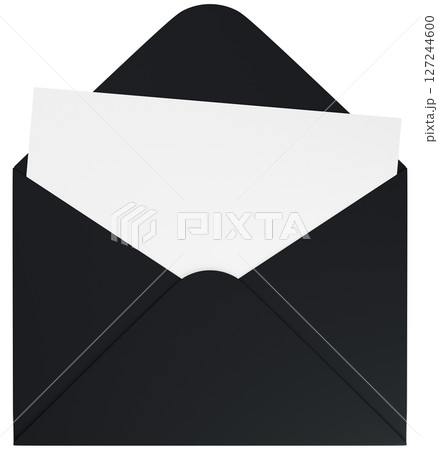 3Dイラスト_レターセット_黒 3Dイラスト_レターセット_黒 127244600