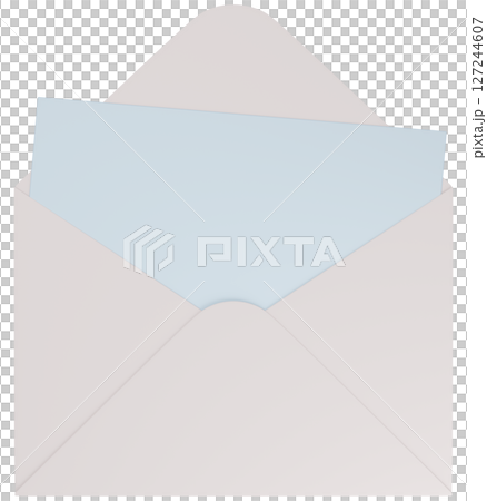 3Dイラスト_レターセット 127244607