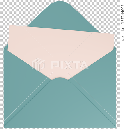 3Dイラスト_レターセット 127244608