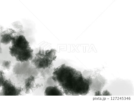 抽象的　水墨画　背景素材 127245346