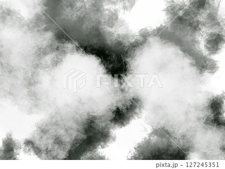 抽象的　水墨画　背景素材 127245351