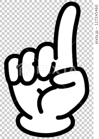 Pointing icon 127245460