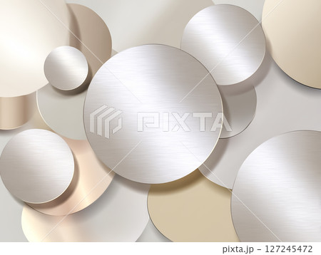 ピンク色の金属の背景素材 127245472