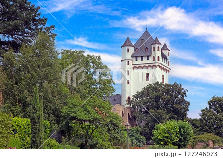Castle tower in Eltville am Rhein Germany 127246073