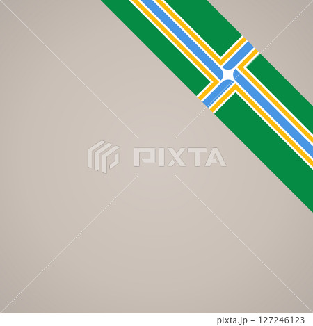 Corner ribbon flag of Portland Corner ribbon flag of Portland 127246123