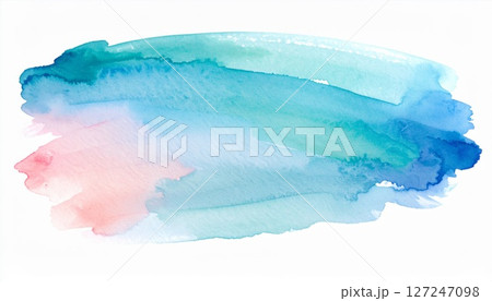 Abstract Watercolor Wash Background Texture 127247098