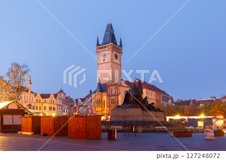 Old Town Hall in Prague Czech Republic at Dawn 127248072