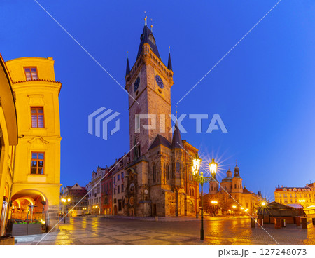 Old Town Hall in Prague Czech Republic at Dawn 127248073