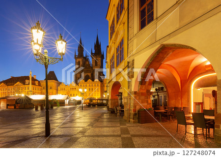 Old Town Square in Prague Czech Republic at Dawn 127248074