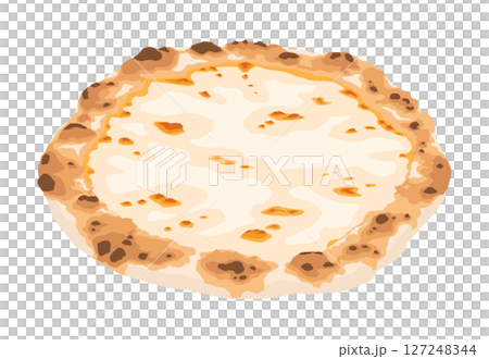 quattro formaggi 披薩的頂視圖插圖 127248344