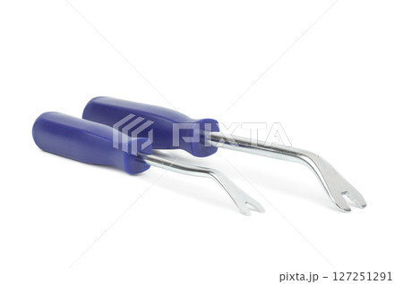 Nail puller isolated on a white background 127251291