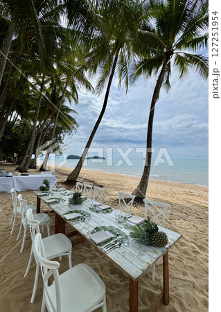 ケアンズ・パームコーブビーチでウォーターフロントパーティ 127251954