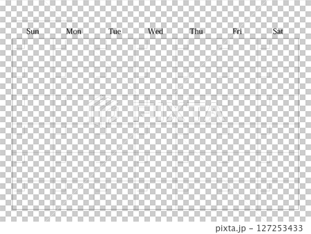 Write-in calendar A4 printable date free black and white 127253433