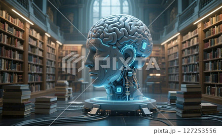 無尽蔵の書籍とつながる人工知能AI 127253556