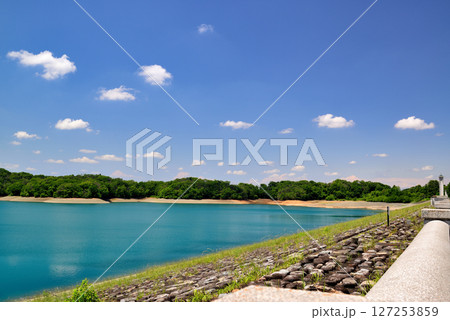埼玉県　人造湖　狭山湖 127253859