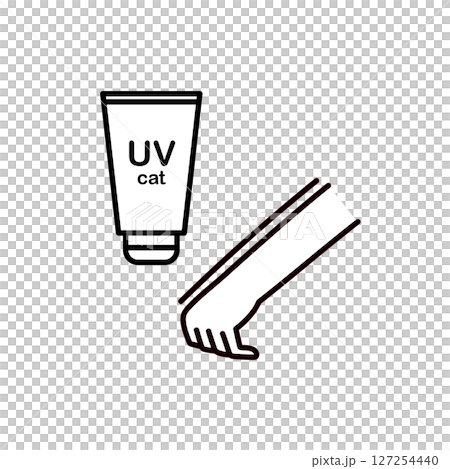 防曬傷圖示說明 127254440