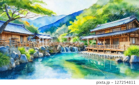 journey to teshikaga hot springs, a hidden gem offering a unique blend of natural hot springs and panoramic views, unwind and reconnect with nature. 127254811