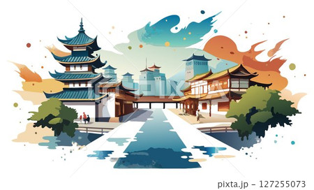 Journey to the Bikan Historical Quarter, a captivating destination where history and beauty converge, and explore its unique shops, art galleries, and traditional tea houses. 127255073