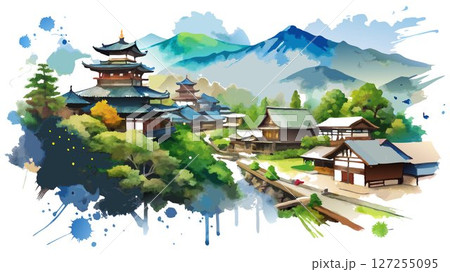 Explore the Kiso Valley, a picturesque region renowned for its traditional villages, stunning natural landscapes, and captivating historical sites, and journey through time. 127255095