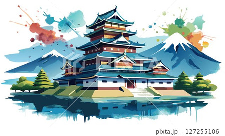 Experience the timeless beauty of Matsumoto Castle, a symbol of strength and resilience, and appreciate its remarkable architecture and panoramic mountain views. 127255106