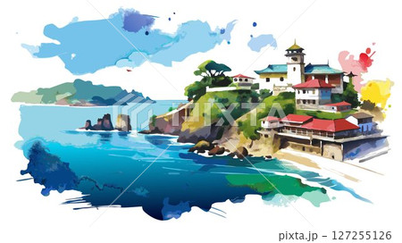 Explore the stunning Noto Peninsula, a captivating region in Ishikawa Prefecture, known for its dramatic coastline, charming fishing villages, and rich cultural heritage. 127255126