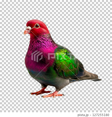 Vibrant Colorful Bird with Bright Feathers Displaying Tropical Beauty in Nature Vibrant Colorful Bird with Bright Feathers Displaying Tropical Beauty in Nature 127255180