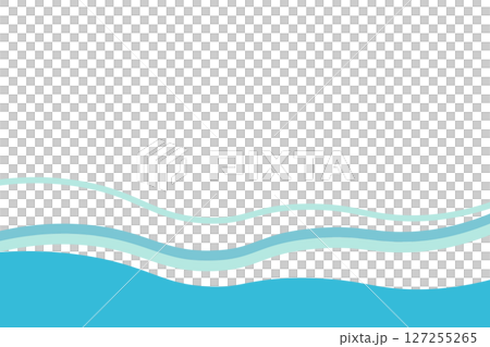 ウェーブライン曲線イラスト背景素材 青色の抽象的 夏の水面白バック コピースペース ベクターpng ウェーブライン曲線イラスト背景素材 青色の抽象的 夏の水面白バック コピースペース ベクターpng 127255265
