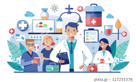 Doctors work in various healthcare settings, including hospitals, clinics, and private practices. 127255376