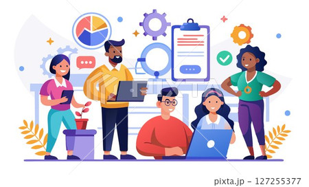 They are responsible for hiring, training, and evaluating employees, as well as addressing performance issues. 127255377